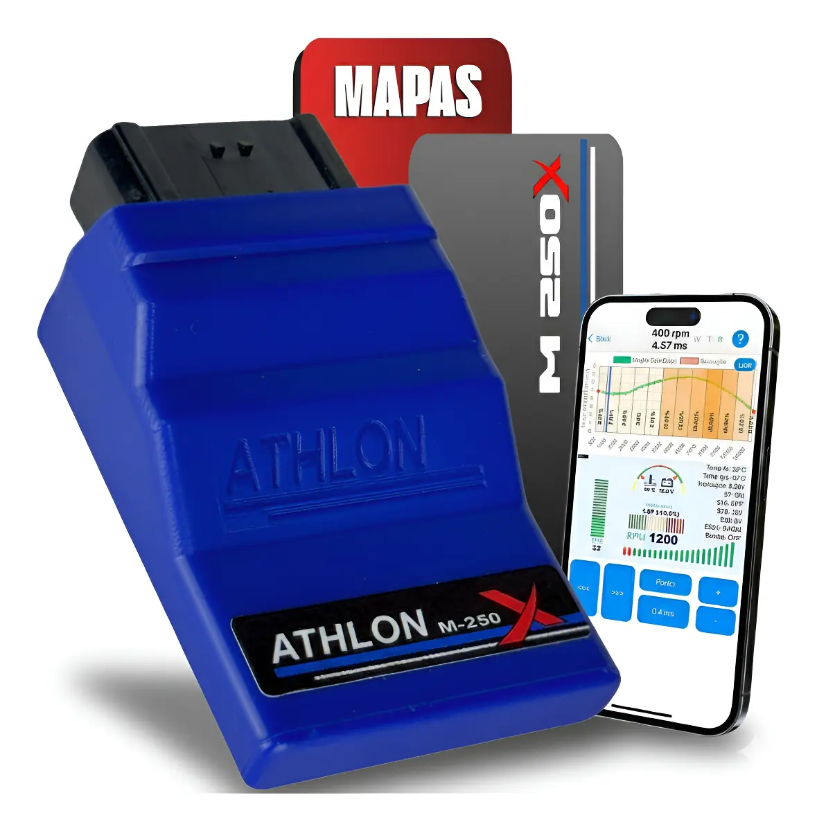 Módulo Athlon M250x Central Injeção Programável - Imagem 1